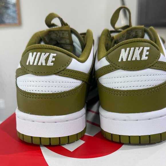 Nike Olive and White Sneakers - Picture 3 of 5
